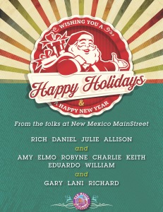Happy Holidays from New Mexico MainStreet