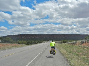 Bike on highway